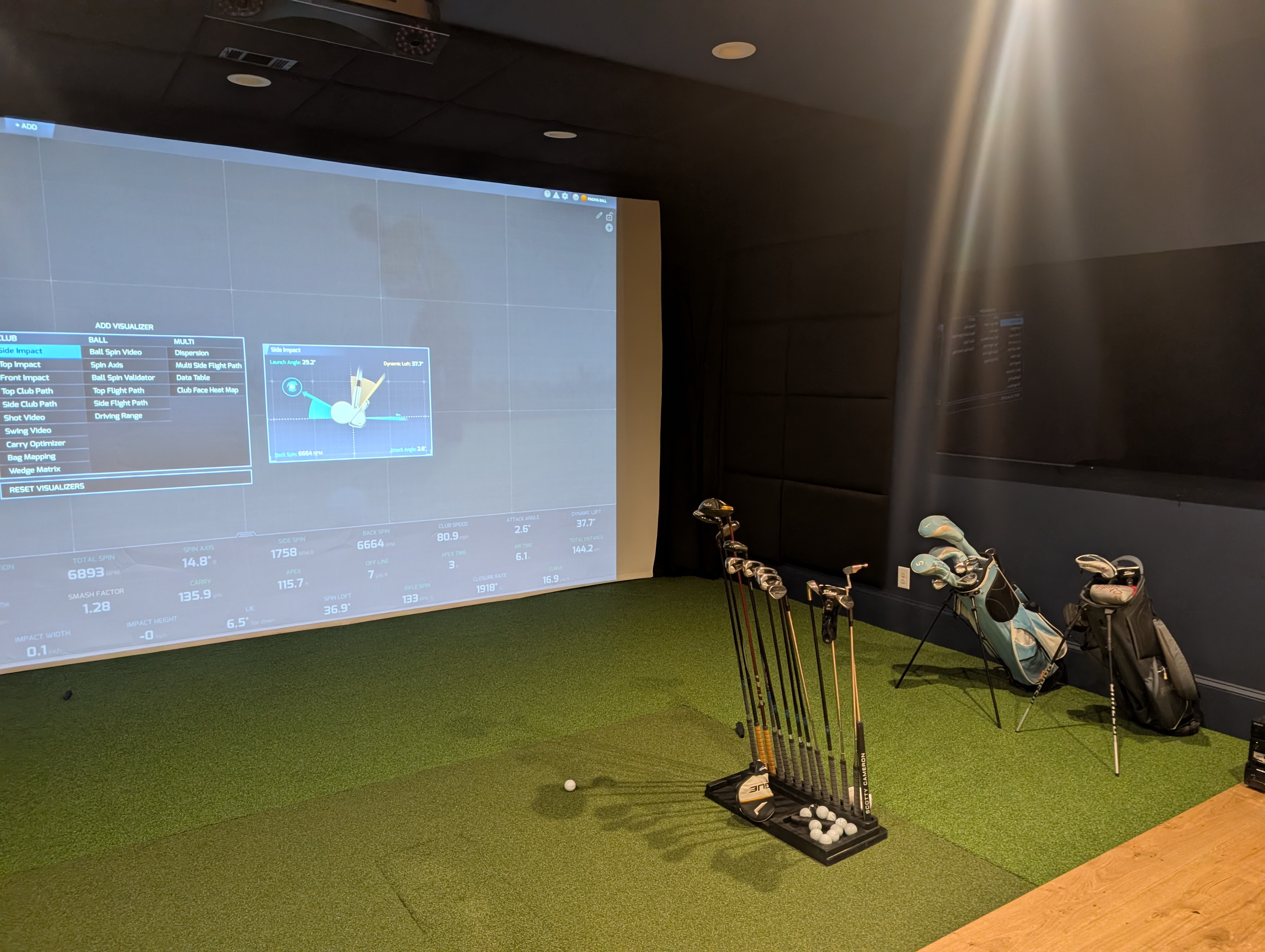 Custom Golf Simulator Installation in Atlanta | Entertainment Technology